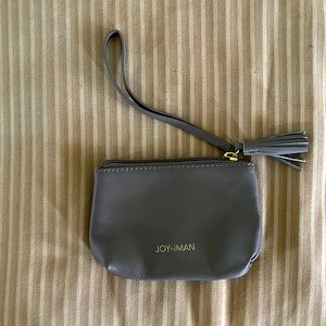 Joy & Iman leather wristlet